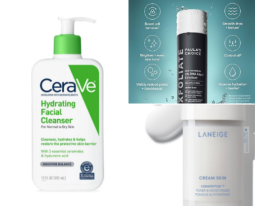 My Glow-Up Beauty Essentials cover photo collage