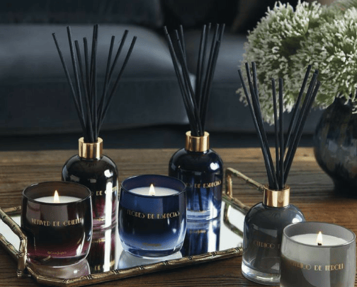 HOME FRAGRANCES AND ESSENTIAL OILS cover photo collage