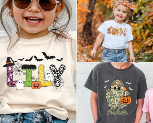 Infants/Toddlers Fall/Pumpkin Shirts cover photo collage