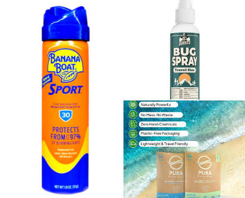 Travel essentials cover photo collage