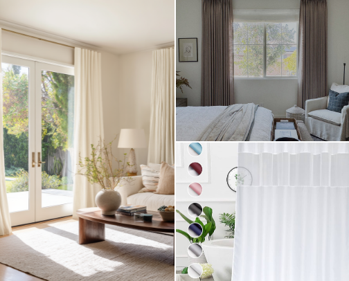 Curtains For HOME 🏡 cover photo collage