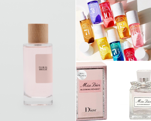 what fragrances u will find in my bag cover photo collage
