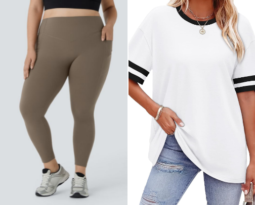 My favorite everyday basics and workout fits cover photo collage
