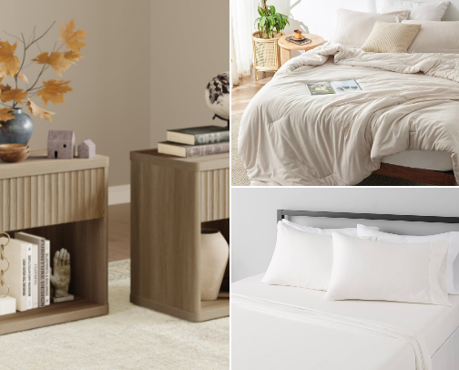 neutral bedroom finds 🧸 cover photo collage