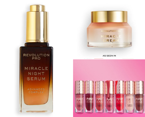 Revolution products💋💄 cover photo collage