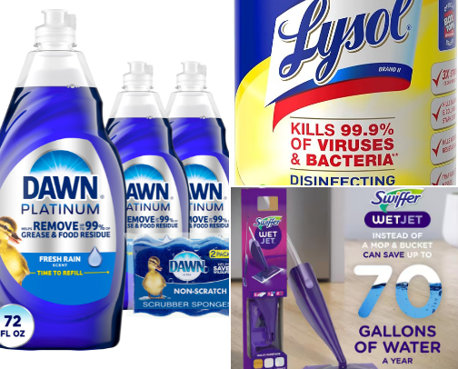 Cleaning Supplies cover photo collage