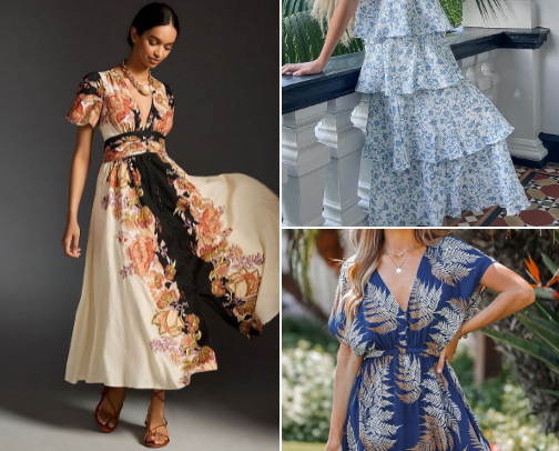Summer & Floral Dress Ideas cover photo collage
