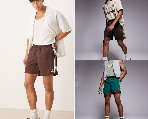 Celana pendek untuk bersantai maupun olahraga pria dan wanita cover photo collage