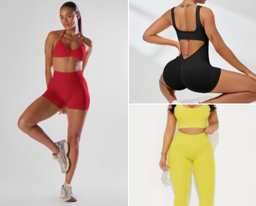 Main Character Gym Outfits cover photo collage