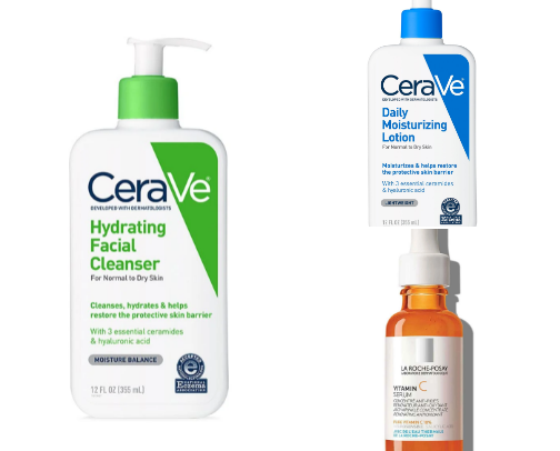 Skincare favorites cover photo collage