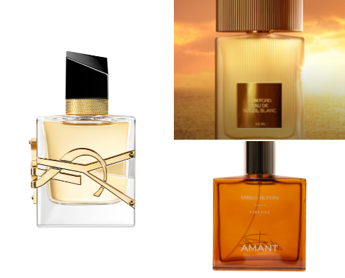 Summer Perfumes for the Rising Signs cover photo collage
