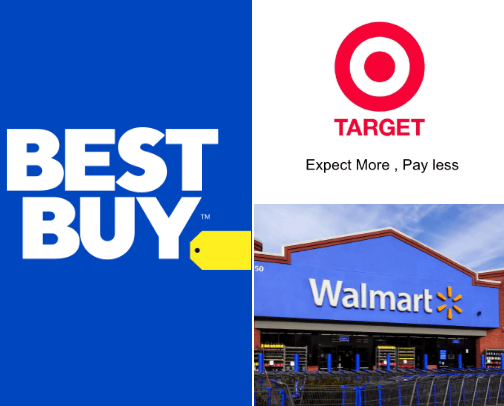 electronic store cover photo collage