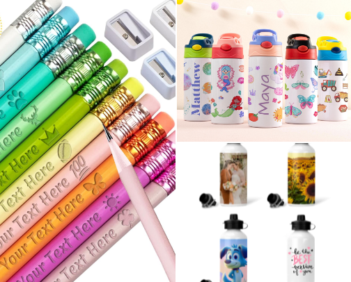 Back to School Items cover photo collage
