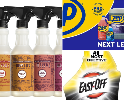Cleaning Products cover photo collage