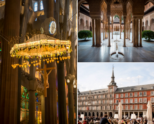 Your Dream Spain Itinerary Starts Here cover photo collage
