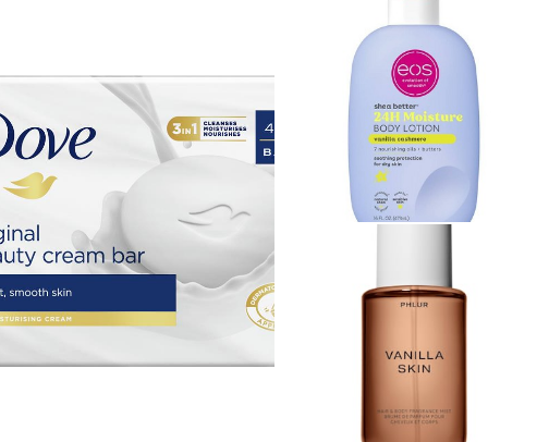 Perfect Vanilla body care routine for soft, glowy Skin cover photo collage