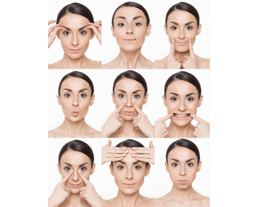 FACE YOGA cover photo collage