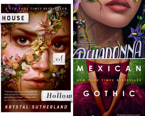 Halloween TBR Reads cover photo collage