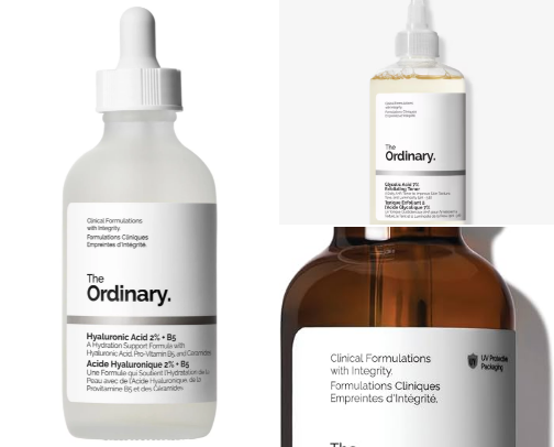 The ordinary🤍 cover photo collage