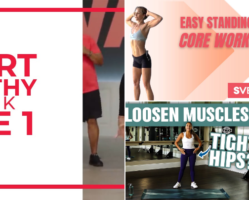 Fitness Faves Quick & Simple cover photo collage