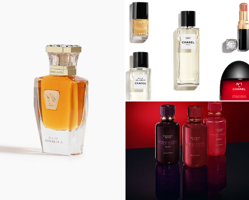 Chasing Memories in a Bottle (Perfume) cover photo collage