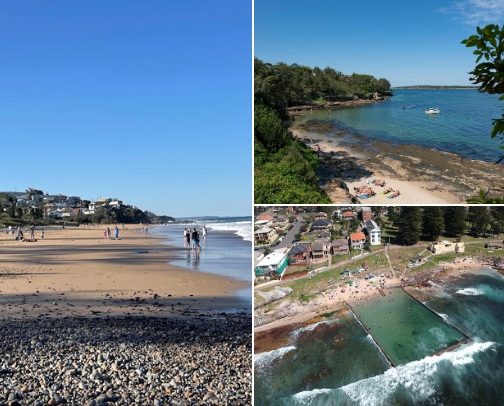 Best beaches in Sydney cover photo collage