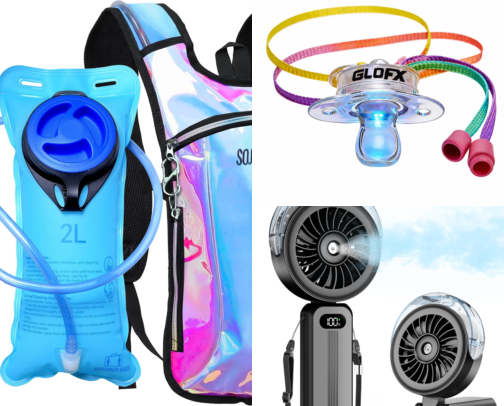 essentials for raves! cover photo collage