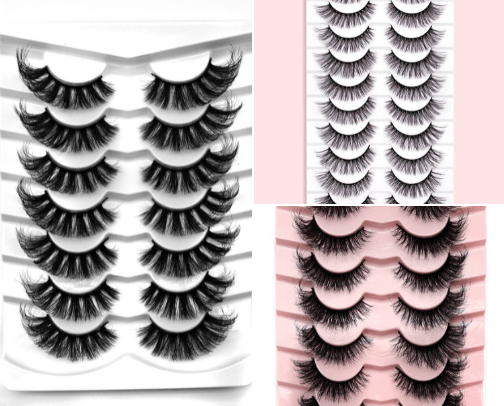 Lashes cover photo collage