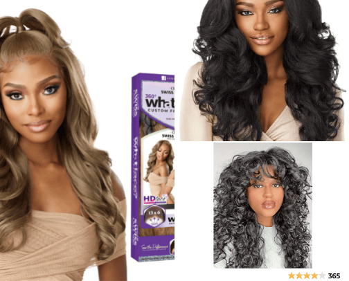 My Favorite Wigs From Amazon ✨ cover photo collage