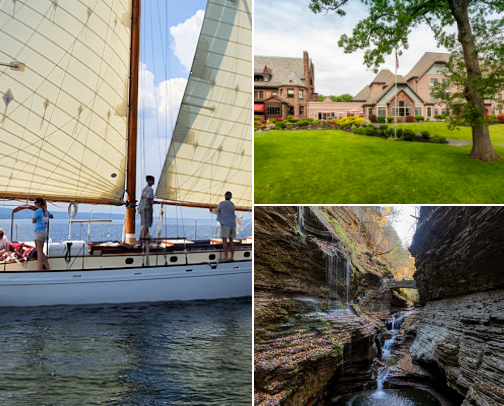 A weekend escape to Finger Lakes wine country cover photo collage