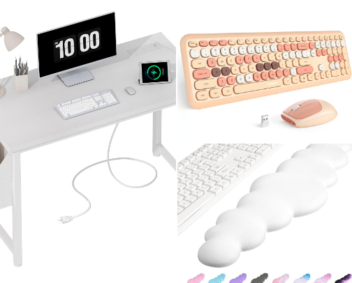 WFH (home office recs) 🎀 cover photo collage