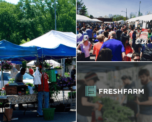 "Fairfax Bounty: Unearth the Best Farmers Market in the County!" cover photo collage