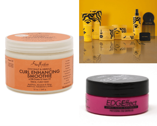 Hair Products For Curly Hair cover photo collage