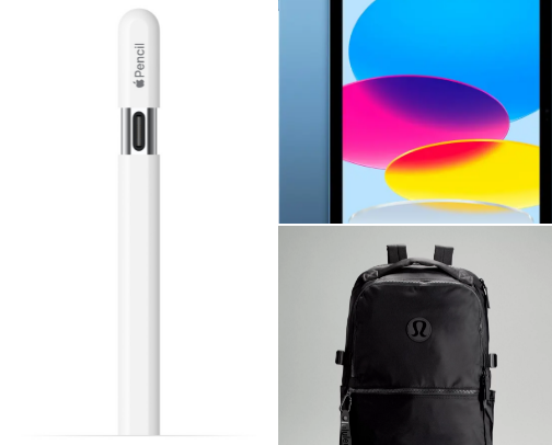 college student essentials cover photo collage
