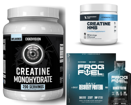 Protein supplements cover photo collage