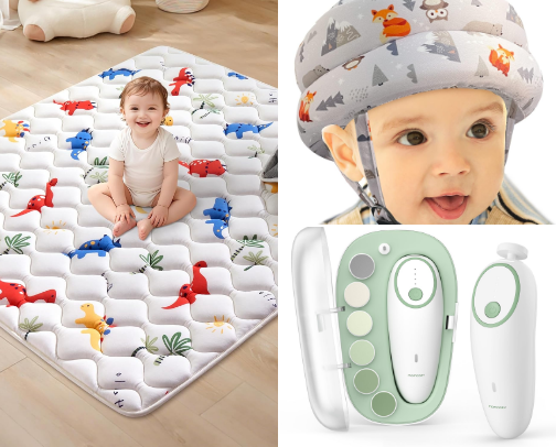Perfect items for babies cover photo collage