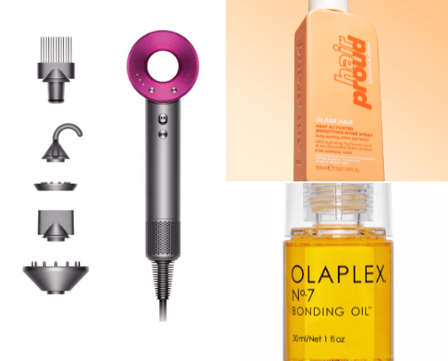 Hair must haves cover photo collage