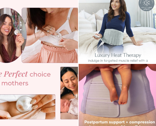 Bloom Kit: 11 Essentials Every Mama Needs After ChildBirth for Postpartum Recovery cover photo collage