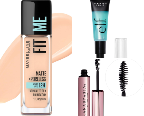 Beginner friendly makeup products cover photo collage