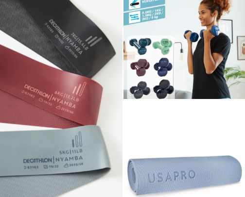 Home Workout Essentials cover photo collage