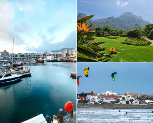 Favorite places in Cape Town cover photo collage