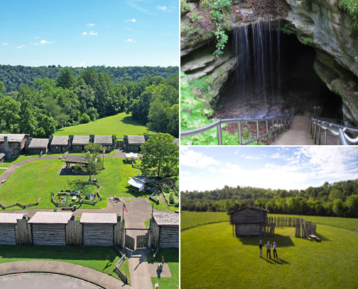 Must go places in Kentucky cover photo collage