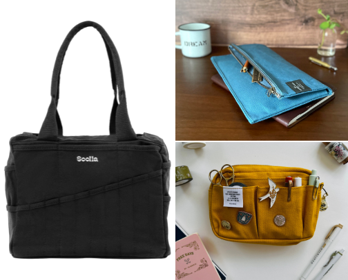 Bags That Keep Up With My Journaling Life. From house purses to travel pouches. cover photo collage