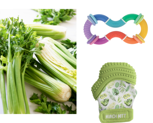 Creative teething supplies for newborns and toddlers cover photo collage