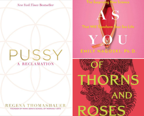 Empowered Intimacy: Transformational Reads for S3xual Wellness cover photo collage