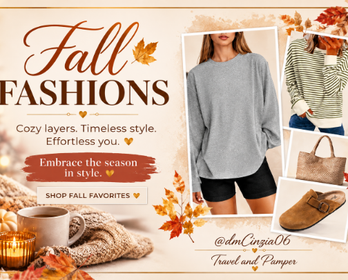 My Favorite Fall Fashions and Extras cover photo collage