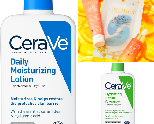 Sensitive Skin Beauty Products cover photo collage