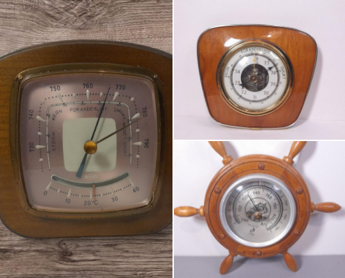 Barometer,weather station cover photo collage