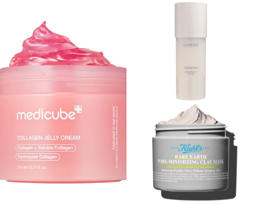 Skin care cover photo collage