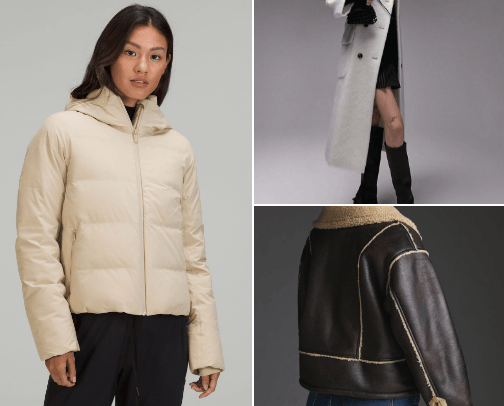 •JACKETS/COATS- for women leather, cotton, sky, bomber• 🧥 cover photo collage